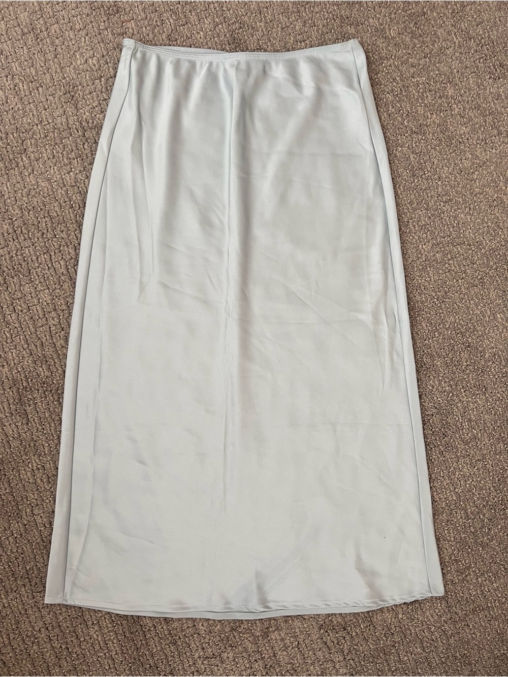 Joie Pale Gray Maxi Skirt with Clean Silhouette
